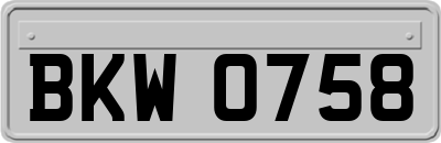BKW0758