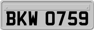 BKW0759