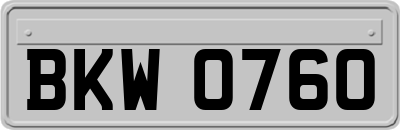 BKW0760