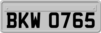BKW0765