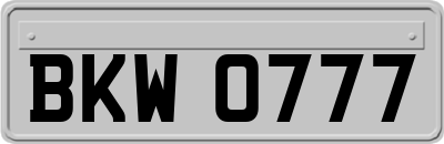 BKW0777