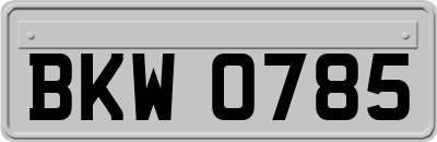 BKW0785