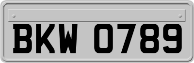BKW0789
