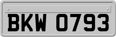 BKW0793