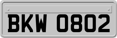 BKW0802