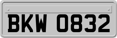 BKW0832