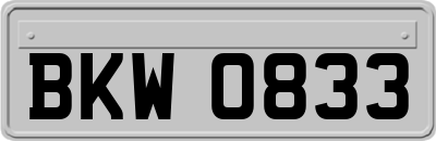 BKW0833