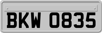BKW0835