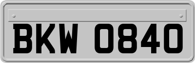 BKW0840
