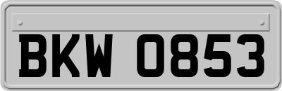 BKW0853