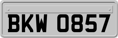 BKW0857