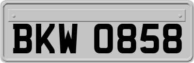 BKW0858