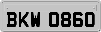 BKW0860