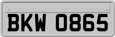 BKW0865