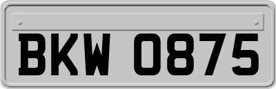 BKW0875