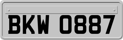 BKW0887