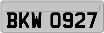 BKW0927