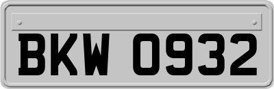 BKW0932