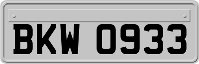 BKW0933