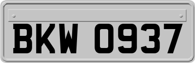BKW0937