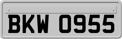 BKW0955