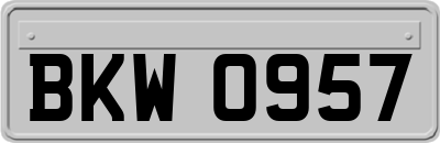 BKW0957