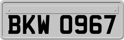 BKW0967