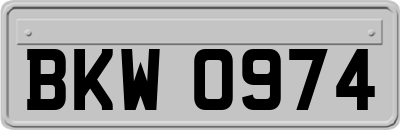 BKW0974