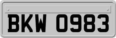 BKW0983