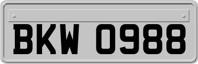 BKW0988