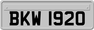 BKW1920
