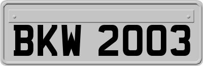 BKW2003