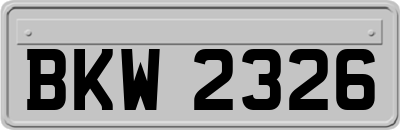 BKW2326
