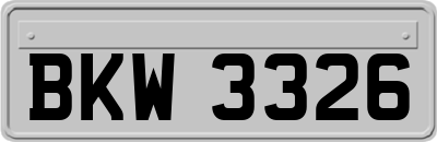 BKW3326