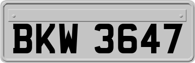 BKW3647
