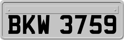 BKW3759