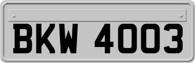 BKW4003