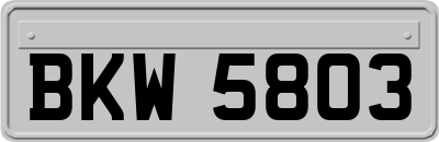 BKW5803