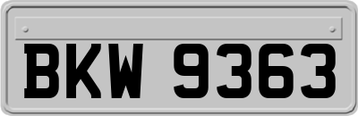 BKW9363