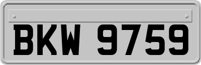 BKW9759