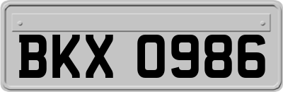 BKX0986