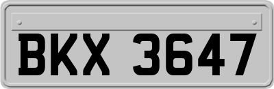 BKX3647