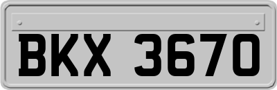 BKX3670