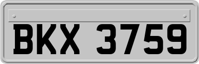 BKX3759