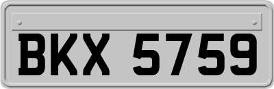 BKX5759