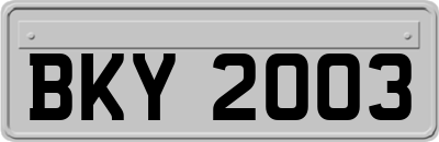 BKY2003
