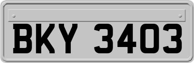 BKY3403