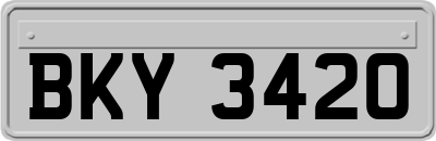 BKY3420