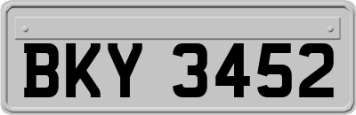 BKY3452