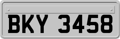 BKY3458